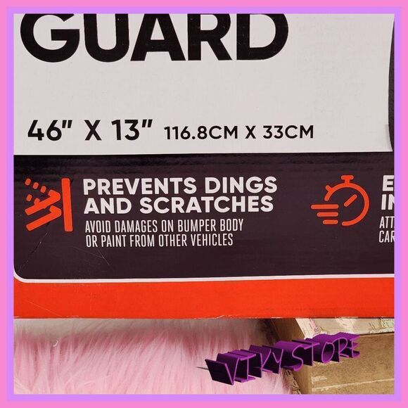 💕 NWT Motortrend Reflective Rear Bumper Guard 46" x 13" #7154 💕 - Picture 5 of 7